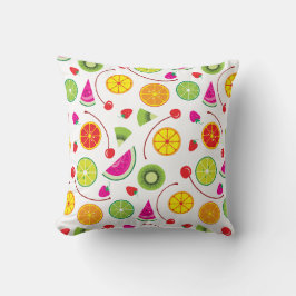 Citrus och bär kudde