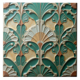 Citrus och Klöver Fanfare Kakelplatta