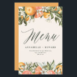 Citrus orange botaniskt modernt, rostfritt lantbru<br><div class="desc">Citrus orange botaniskt modernt,  rostfritt bröllop design. En del av en modern samling.</div>