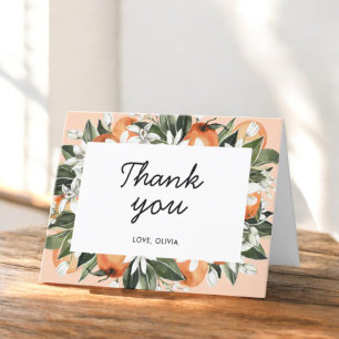 Citrus Orange Cutie-Tack-mappat kort