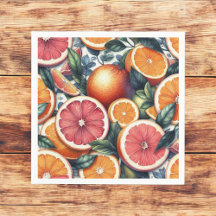 Citrus Orange Fresh Lemon & Gult Grönt Summer