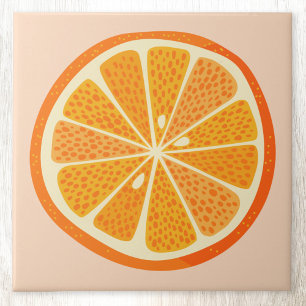 Citrus Orange Fruit Kakelplatta