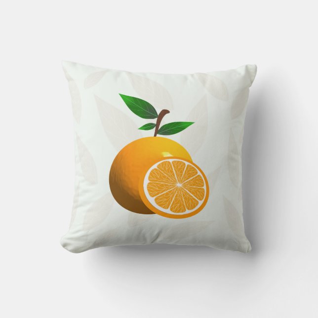 Citrus orange kudde (Framsida)