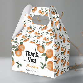 Citrus Orange Little Cutie Thank You Presentaskar
