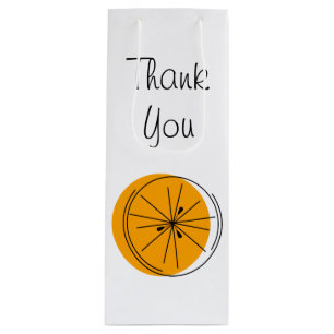 Citrus Orange Tack presentsäck vin