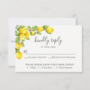Citrus Orchard-Bröllop OSA Kort
