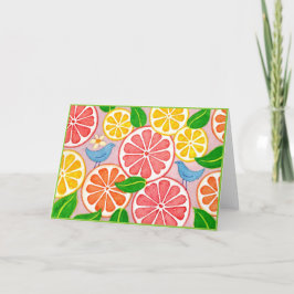 Citrus-överraskning Kort