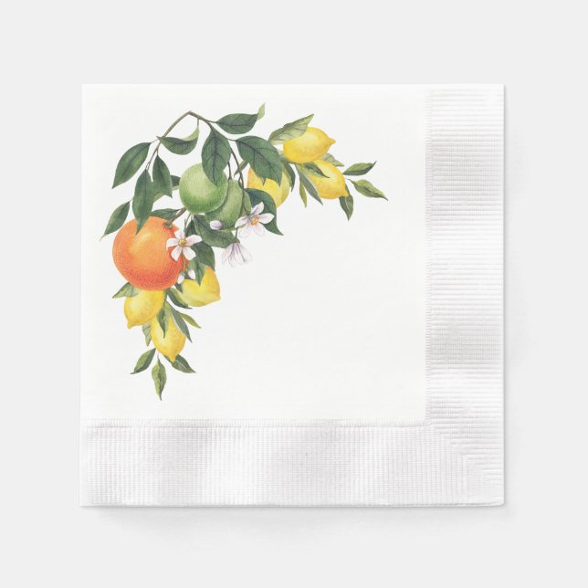 Citrus Paper Napkin Pappersservett (Framsidan)