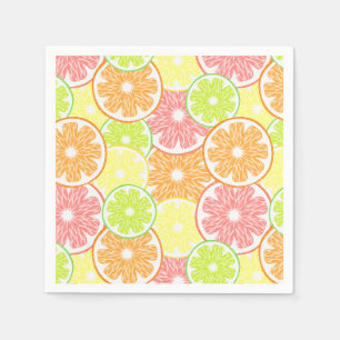 Citrus Pappersservetter, Citron Apelsin Festsaker Pappersservett