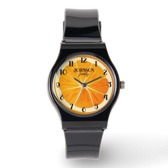 Citrus Personlig Family Namn Watch Armbandsur (Framsida)