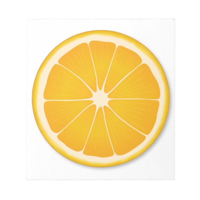 Citrus Planner Essentials, sötad Orange Anteckningsblock (Framsida)