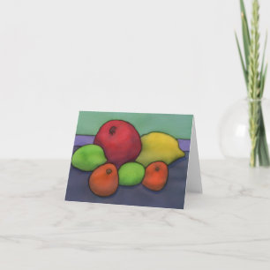Citrus & Pomegranate Notecard Kort