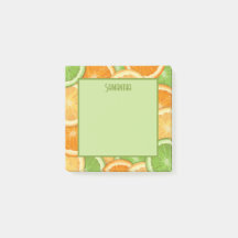 Citrus Post-it-anteckningar för Lime Center Lemon 