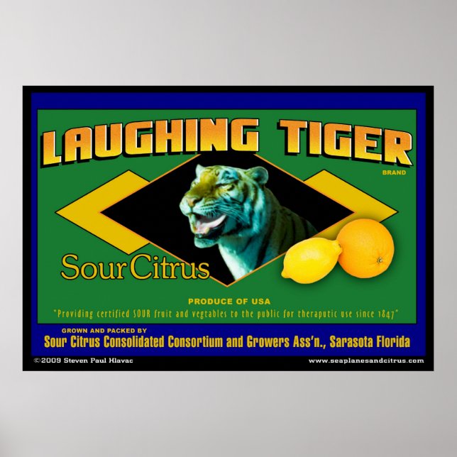 Citrus poster av Tiger Sour (Framsidan)