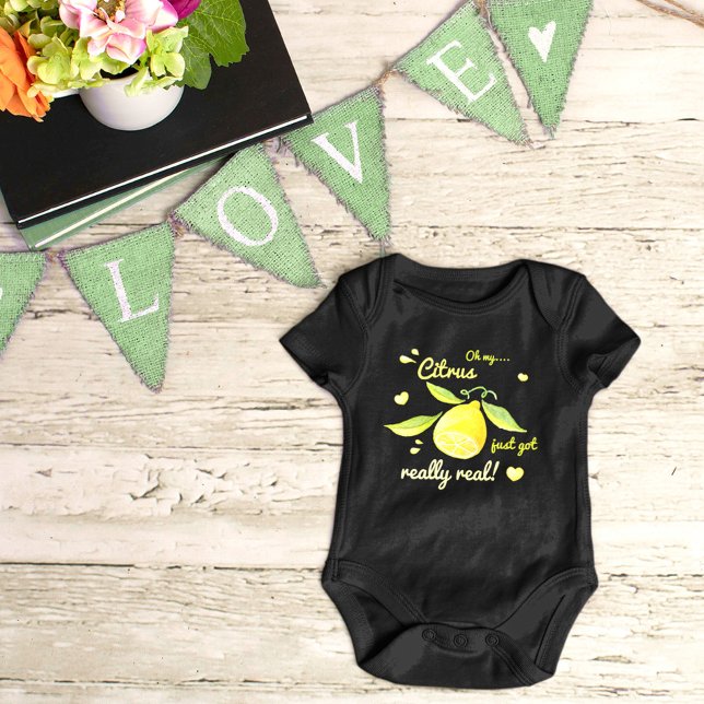 Citrus precis har riktiga vattenfärgscitron t shirt (Skapare uppladdad)