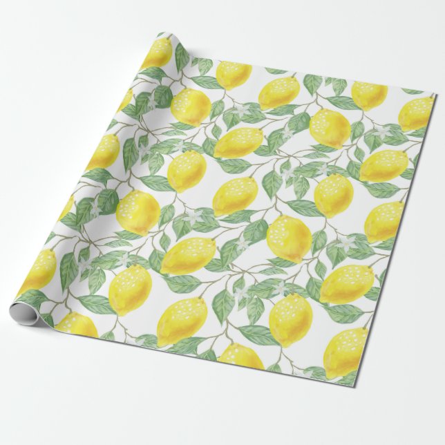 Citrus Presentpapper (Utrullad)