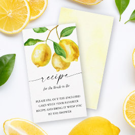 Citrus Recipe för Bride Tilläggskort