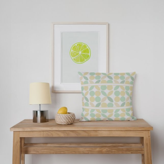 Citrus Retro, citron/citron Kudde (Skapare uppladdad)