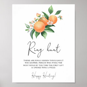 Citrus - Ringjakt bröllopsdusch spel Poster
