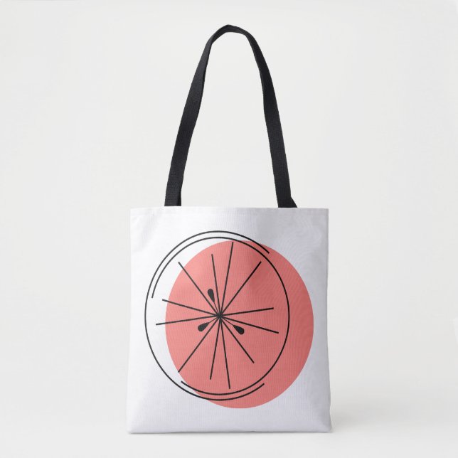 Citrus Rosa multiback överallt Tygkasse (Framsida)