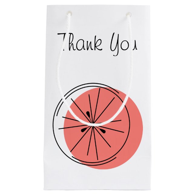 Citrus Rosa Tack-presentväska liten (Framsidan)