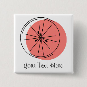 Citrus Rosa Text-knapp Knapp
