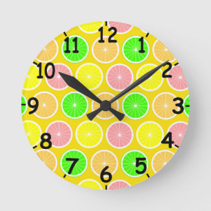 Citrus Rund Klocka