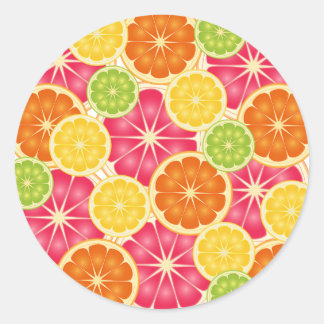 Citrus Runt Klistermärke
