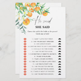 Citrus sa att hon sa möhippa-spel