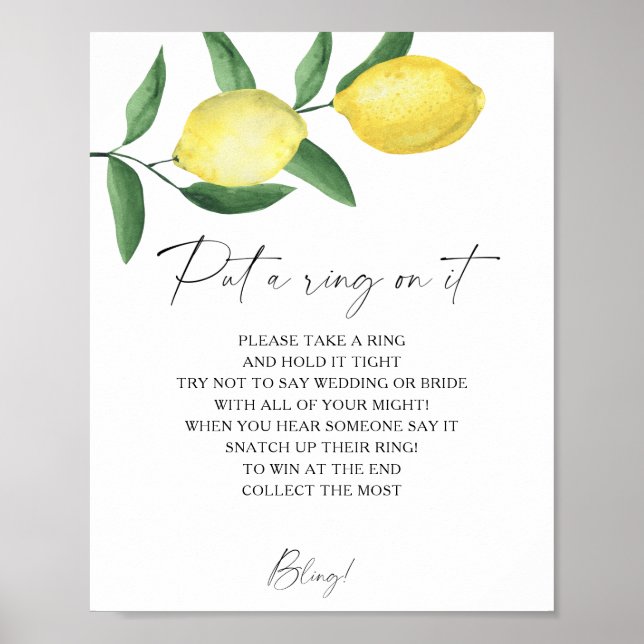 Citrus - sätt en ring på det spelet vår poster (Framsidan)