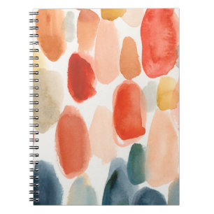 Citrus Season - Coral och Blue Stones Anteckningsbok