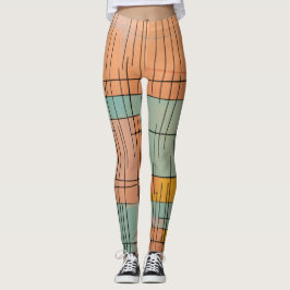 Citrus Sketch: Women's Leggings