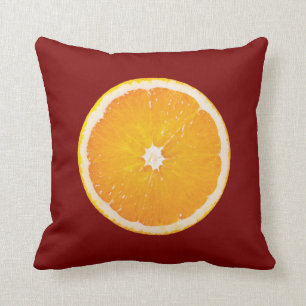 Citrus skiva för orange och för citron kudde