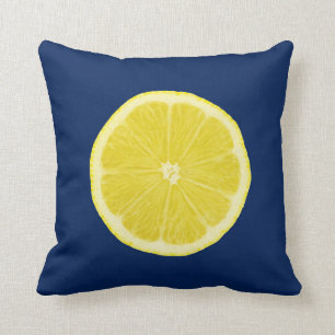 Citrus skiva för orange och för citron kudde