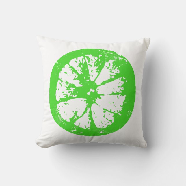 Citrus skivalimefrukt kudder kudde (Framsida)
