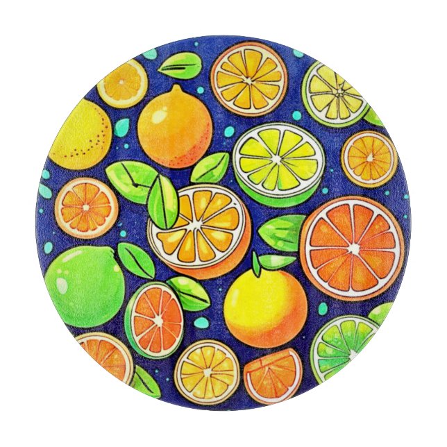 Citrus Slice Mönster, färsk (Framsidan)