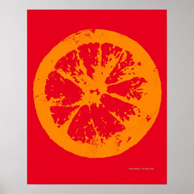 Citrus Slice-Orangen Poster (Framsidan)