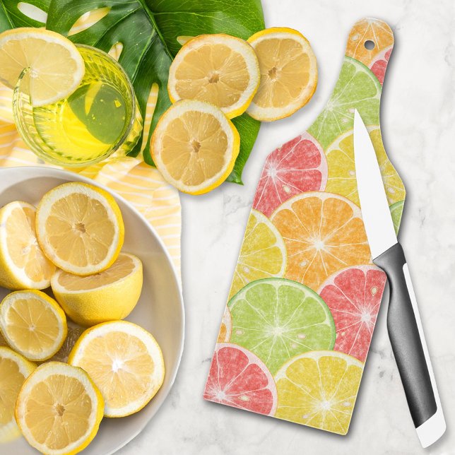 Citrus Slices (Citrus Fruit Slices Glass Cutting Board)
