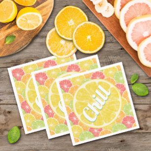 Citrus Slices Chill Party Pappersservett
