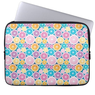 Citrus Slices Mönster Laptop Fodral