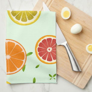 Citrus SOMMER Orange citron Slice Kökshandduk