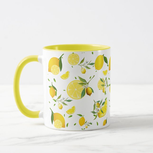 Citrus SOMMER Orange citron Slice Mugg (Vänster)