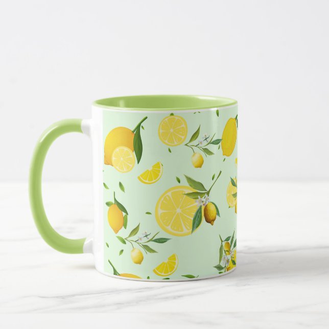 Citrus SOMMER Orange citron Slice Mugg (Vänster)