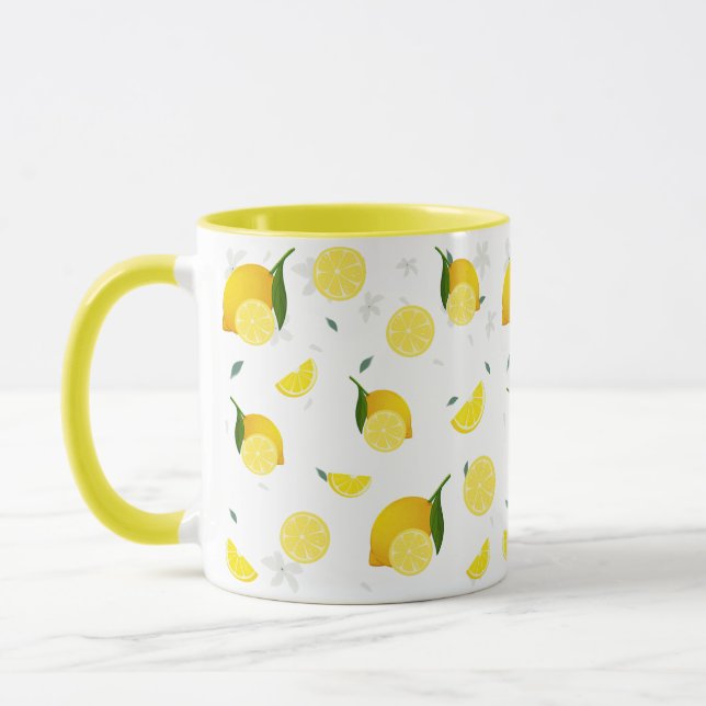 Citrus SOMMER Orange citron Slice Mugg (Vänster)