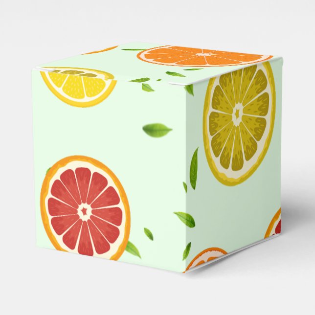 Citrus SOMMER Orange citron Slice Presentaskar (Framsidan Sidan)