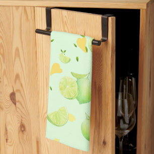 Citrus SOMMER Orange Citron Slice, Tropisk Grönt Kökshandduk