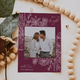 Citrus & Spice | Allt är Bright Photo Helgdag Card Julkort