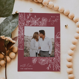 Citrus & Spice | Allt är Bright Photo Helgdag Card Julkort