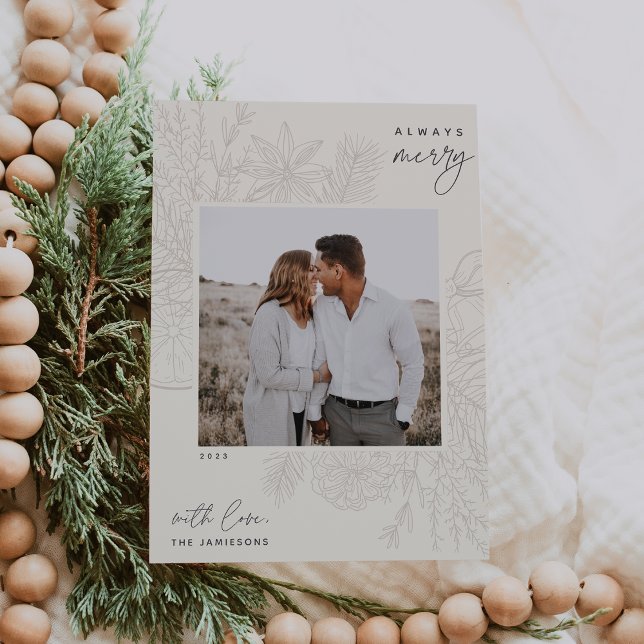 Citrus & Spice | Lägg alltid till foto-Helgdag Julkort (Skapare uppladdad)