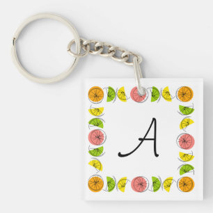 Citrus Square Monogram dubbla sided